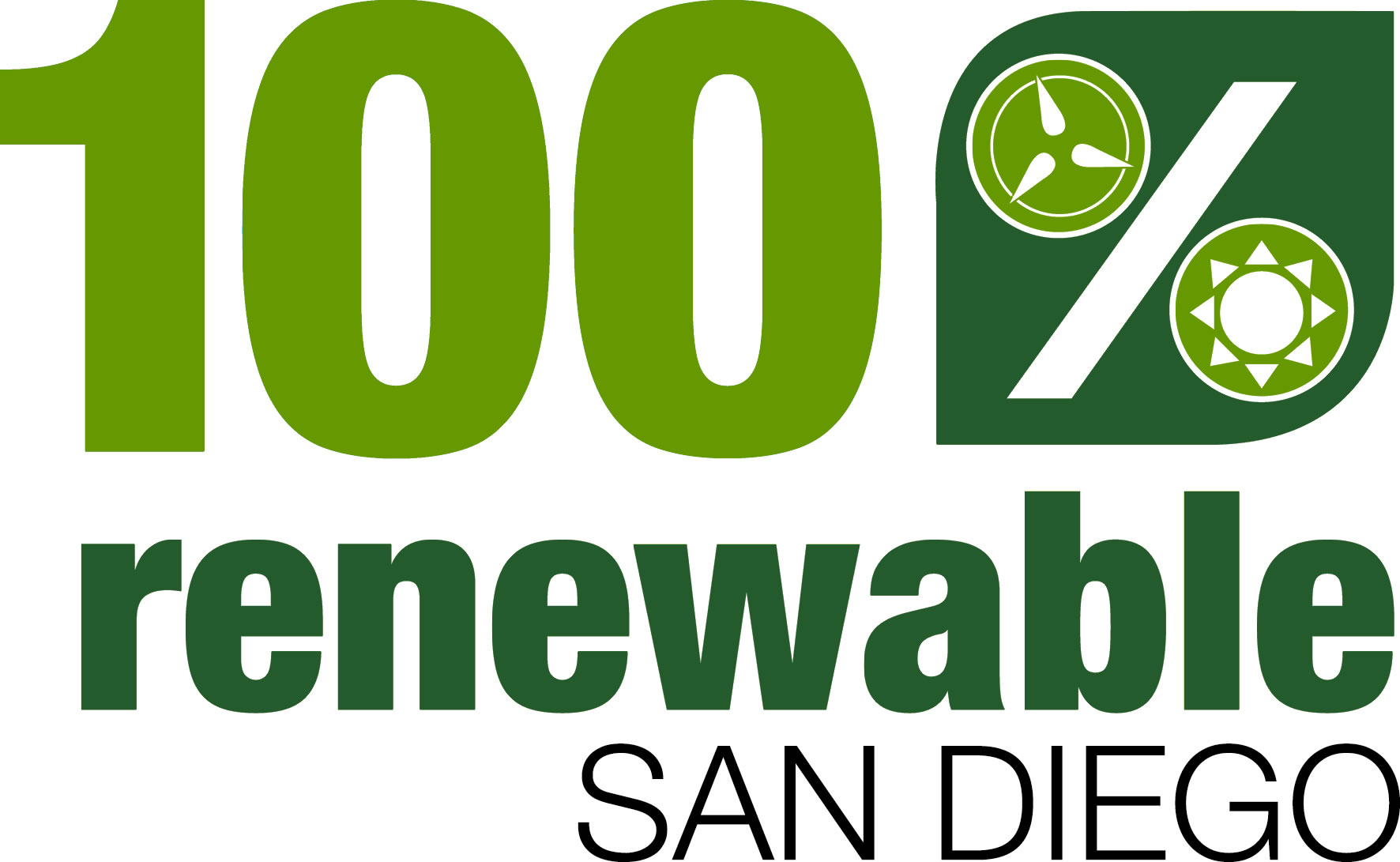 100% Renewable San Diego Logo