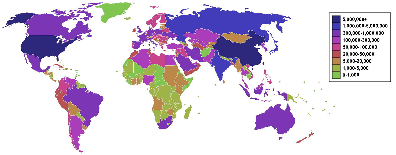 Carbon Dioxide Emissions per Country Carbon Dioxide Emissions per Country