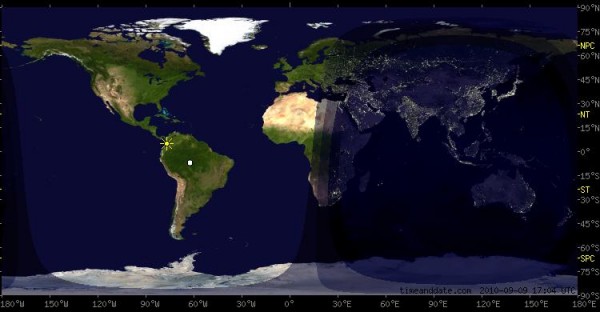 Day and Night Across the Globe