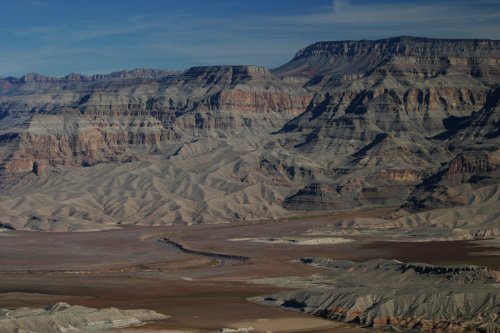 View of Lake Mead and the Colorado River from Pearce Ferry, January 2004