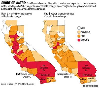 CA Short of Water