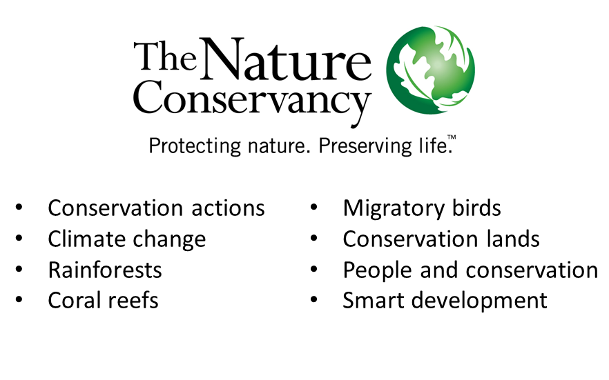 The nature conservancy.