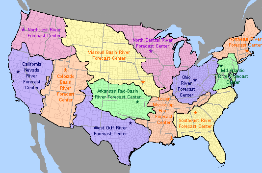 Map Of Us River Basins – Topographic Map of Usa with States