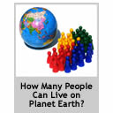How many people can fit on planet earth?