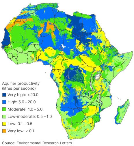 'Huge' water resource exists under Africa
