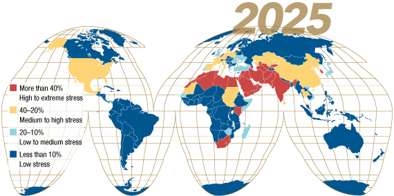 World Water Stress in 2025 | SIMCenter